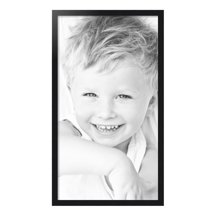 ArtToFrames 22" x 40" Black Steel Picture Frame, 22x40 inch Black MDF Poster Frame (WOM-4639),  Pack