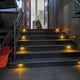 thumbnail image 4 of 4PCS Outdoor Solar Stair Lights Waterproof LED Yard Decor Wall Fence Rail Staircase Step Lights, Energy-saving, Durable, Ideal for Home Garden Pathway, 4 of 5