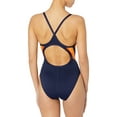 thumbnail image 2 of TYR SPORT Women's Phoenix Splice Diamondfit Swimsuit (Navy/Orange, Size 38), 2 of 2