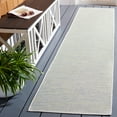 thumbnail image 2 of SAFAVIEH Martha Stewart Hampton Solid Indoor/Outdoor Runner Rug, Green, 2' x 9', 2 of 9