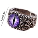 thumbnail image 3 of Anillos para mujer, regalos para mujer, acero inoxidable, diseño de calavera de diablo con personalidad, ojo para hombre y mujer, rompecabezas de bola., 3 of 5