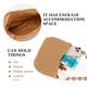 thumbnail image 3 of Bolso de paja GOKTOW tejido con rafia para playa, 3 of 6