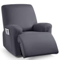 thumbnail image 1 of Funda para sillón reclinable TAOCOCO, 1 asiento, poliéster gris oscuro, 1 of 8