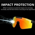 thumbnail image 2 of Big Frame Riding Sunglasses Colorful Full-faced True Film Polarized Su, 2 of 3