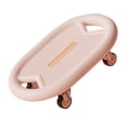 thumbnail image 1 of Patineta para ejercicios abdominales, poco ruido, mejora la función cardiorrespiratoria, patineta para hacer ejercicio con rodillera, color rosa, 1 of 5