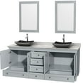 thumbnail image 7 of Wyndham Collection Wcv800080doycmm24 Acclaim 80" Double Vanity Cabinet Set - Grey, 7 of 7