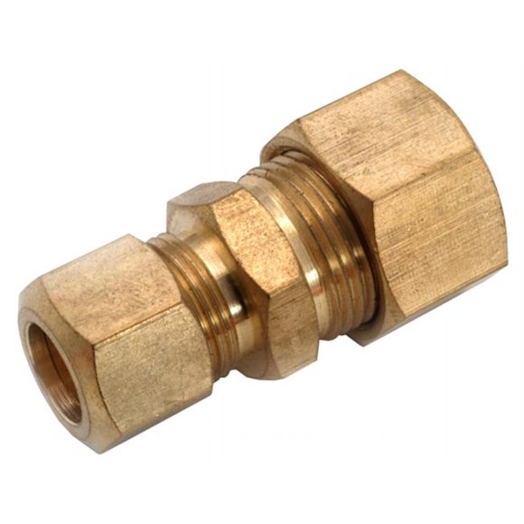 Anderson Metals 750082-0806 .5 in. X .38 in. Brass Low Lead Reducing Union