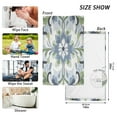 thumbnail image 6 of Yayeee 100% Cotton Hand Towels for Bathroom 16" x 28" Soft Absorbent Kitchen Towel, Green Floral, 6 of 7