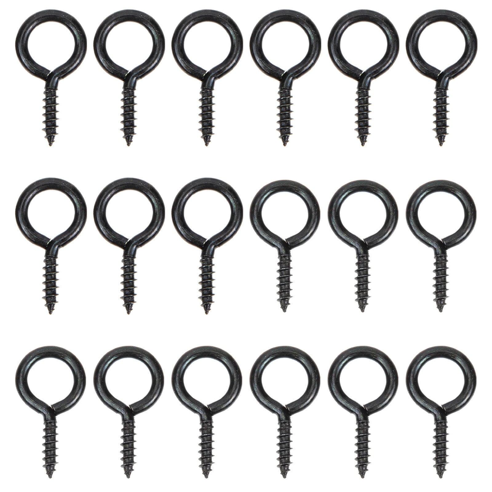 30pcs Heavy Duty Eye Hooks Screw Self Tapping Screw in Eye Hooks for