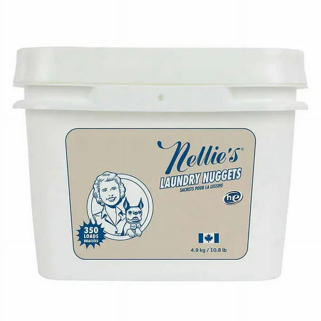 Nellie's Laundry Nuggets Scent-Free - 350 Loads, 4.9 kg (4/Case)