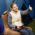 thumbnail image 4 of FrostHike Fauteuil Pneumatique Gonflable. Fauteuil Gonflable Portable avec Sacs de Compression de Camping. Chaise de Plage Étanche avec Conception Anti-Fuite d'Air. Fauteuil Gonflable Intérieur Extérieur. Mobilier de Camping, 4 of 5