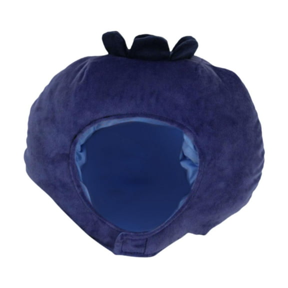 Wxqbjtam Blueberry Headgear Hat Cute Dress up Soft Warm Decoration Cartoon Fruit Headwear