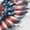 White, variant on Patriot Pride Men’s Graphic T-Shirt – 250 Years of Greatness Eagle & American Flag Semiquincentennial Tribute Design, White, Small
