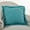 Sea Green, variant on Fennco Styles 20-inch Ruffled Linen Down Filled Throw Pillow, 4 Colors (Sea Green)