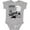 AC-Heather Grey, variant on Little Sister and Biggest Baseball Fan Girls Baby Bodysuit