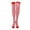 Red, variant on Over-the-knee Striped Socks 1 Pair Green White Striped Stockings Over Knee Length High Elasticity Soft Breathable Thigh Socks for Holiday Christmas Green