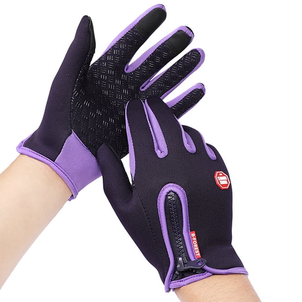 Guantes de pantalla táctil de dedo completo para hombres, mujeres, invierno cálido