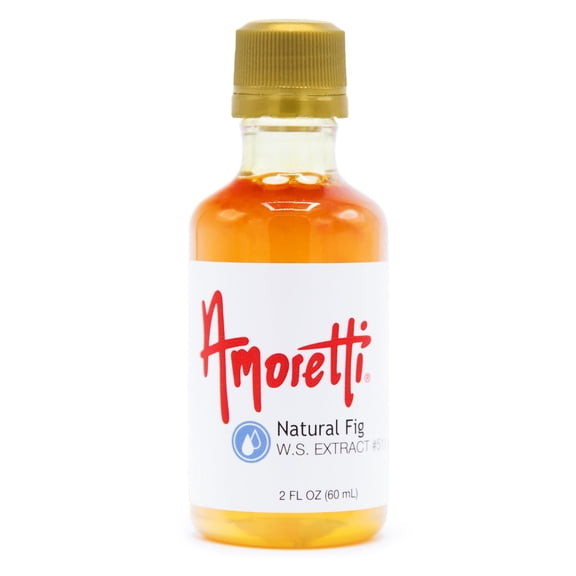 Amoretti - Natural Fig Extract Water Soluble 2 oz - Highly Concentrated & Perfect For Pastry, Savory, Brewing, and more, Preservative Free, Vegan, Kosher Pareve, Keto Friendly