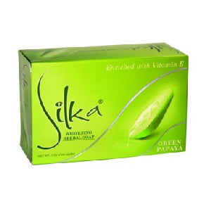 Silka Skin Whitening Herbal Soap Green Papaya