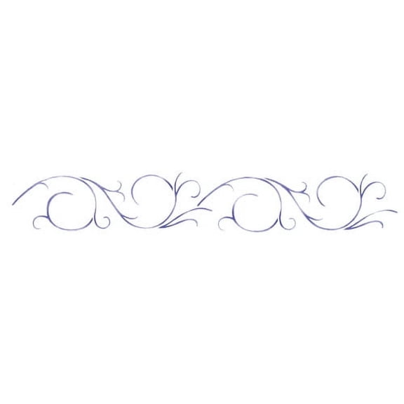 Swirl Design Wall Stencil SKU #2943 by Designer Stencils