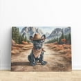 thumbnail image 3 of Welcome Fall Western Cowboy French Bulldog Enjoys Majestic Autumn Horizontal Matte Canvas Poster Dog Lover Gifts Wall Art Home Decor - 01007, 3 of 5