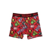 Avengers Boys Boxer Brief Underwear, 4-Pack, Sizes XS-XL
