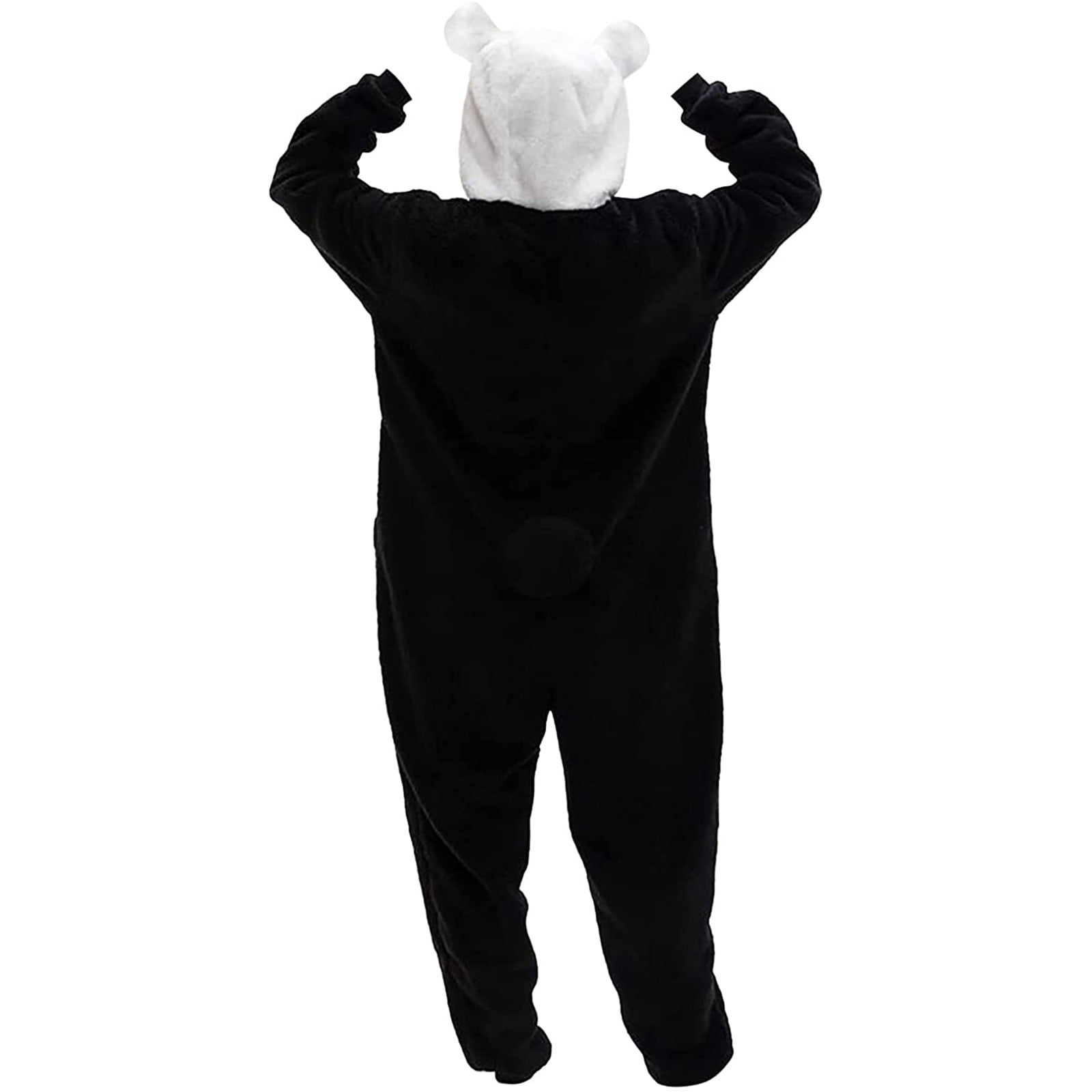 Turilly Unisex Adult Bear Sleepwear Onesie Winter Pocket Loose Funny Thicken Pajamas