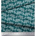 thumbnail image 3 of Soimoi Cotton Voile Fabric Fish Block Printed Craft Fabric by The Yard 56 Inch Wide, 3 of 3