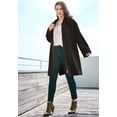 thumbnail image 5 of Roaman's Women's Plus Size Wool Blend Driving Coat, 5 of 5