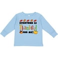 thumbnail image 3 of Inktastic Everyone is Thankful for Me Thanksgiving Baby Boys or Girls Long Sleeve Toddler T-Shirt, 3 of 5