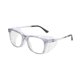 thumbnail image 4 of Gafas de sol antideslizantes para hombre y mujer, ligeras, a la moda, para adultos Marco gris transparente, 4 of 9