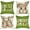 Hunny Bunny, variant on hofaaa Happy Easter Hunny Bunny Decorative Throw Pillow Covers 18 x 18 Set of 4, Rabbit Egg Hunt Blue Pink Porch Patio Spring Outdoor Pillowcase, Flower Eucalyptus Leaves Cushion Case Home Decor