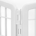 thumbnail image 4 of IRIS USA 86 cm (34 in) Exercise 2-Panel Add-On Pet Playpen with Door, White, 4 of 5