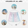 thumbnail image 6 of FORMRS Boys Swim Trunks Quick Dry Mesh Liner Boardshorts Sizes XS-XL, Light Blue Stripes, 6 of 7