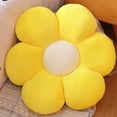 thumbnail image 1 of New 30/75cm six Petal Flower Cushion Girly Room Decor Sunflower Pillow Bay Window Grey Flower Setting for Kids Bedroom Seat Pilyellow30cm Deng Xun unisex, 1 of 2