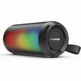 thumbnail image 1 of wonima11 Portable Bluetooth Speaker with 26W HD Sound, Speakers Bluetooth Wireless 6.0, AUX&TF-Card&USB Input, LED Lights, IPX5 Waterproof, 16H Playtime for Home/Outdoor/Party, Birthday Gift (Black), 1 of 1