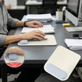 thumbnail image 2 of TACILIP Office Supplies, 1PC Ergonomic Mouse Pad With Wrist Support Massage Designs Non Slipss Silicone Wrist Rest Pad For Office Gaming Laptop Homess Work Typing, Womens Gifts, 2 of 6