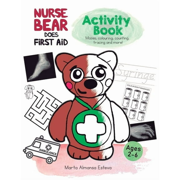 Nurse Bear Does First Aid Activity Book, (Paperback)
