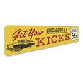 thumbnail image 3 of Get Your Kicks On Route 66 Novelty Decor, Metal Wall Sign - 4x18 Inches, 3 of 4