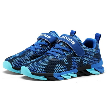 

Kids Casual Sports Shoes Running Walking Comfort Navy Blue Camouflage Sneakers