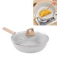 thumbnail image 4 of Frying Pan, Pancake Frying Pan Nonstick Large Capacity With Lid For Kitchen, 4 of 8