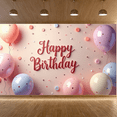 thumbnail image 5 of Colorful Balloons Birthday Party Banner Decorative Confetti Happy Birthday Banner for Celebration Indoor Decoration Photo Shoot, 5 of 8
