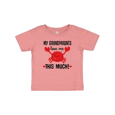 

Inktastic My Grandparents Love Me Gift Gift Baby Boy or Baby Girl T-Shirt