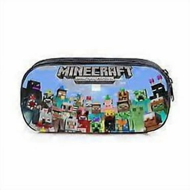 o174 Minecraft Minecraft Pencil Case Vertical square stationery case Polyester gaming peripheral pencil case fgy174