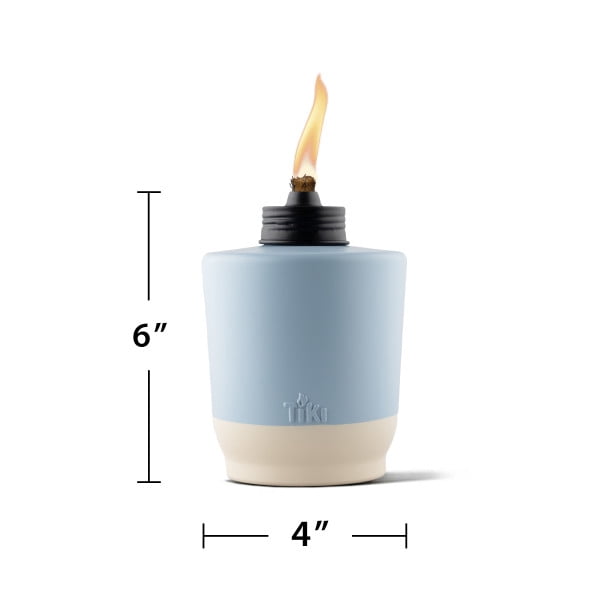 TIKI® Brand Sunset Sands Tabletop Torch Glass 3-Pack