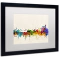 thumbnail image 2 of Trademark Fine Art 'Istanbul Turkey Skyline' Canvas Art by Michael Tompsett, White Matte, Black Frame, 2 of 4