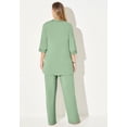 thumbnail image 3 of Catherines Women's Plus Size 3-Piece Lace Gala Pant Suit, 3 of 6