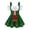 Green, variant on Oktoberfest Dress Women German Girl Bavarian Dirndl Lace Up Mini Dress | Halloween Festival Maid Outfit for Party Carnival Stage Show Blue Green S-4XL