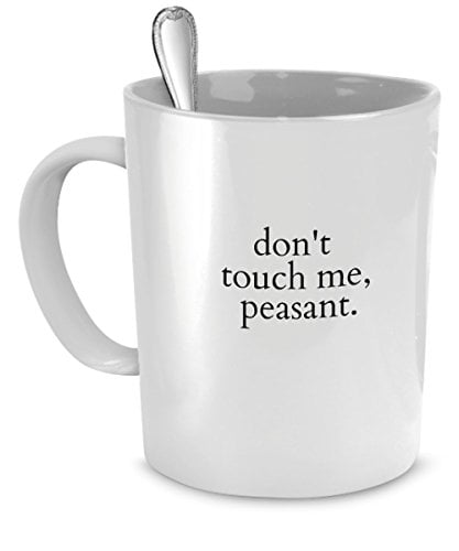 Don't Touch Me Peasants Diva Womens Gifts For Mum Mom Novelty Tea Coffee Mug Cup