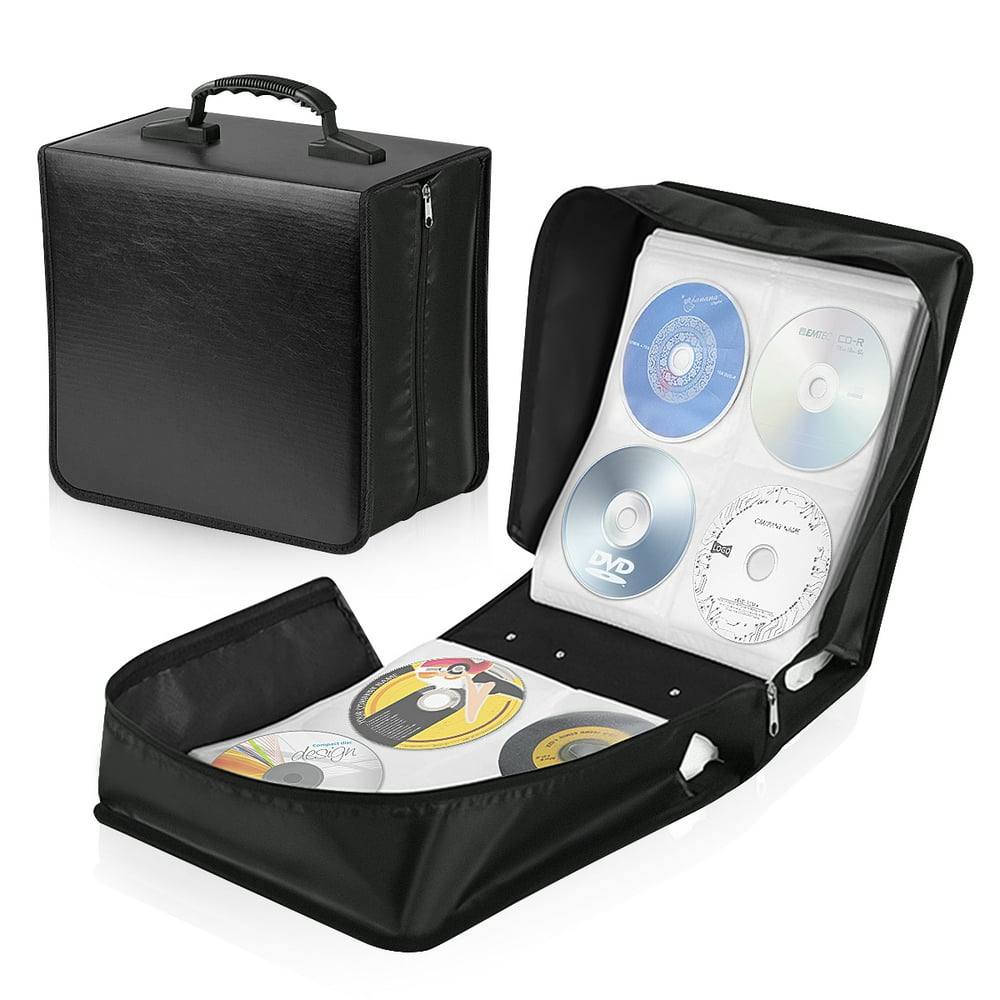 Portable 400 Disc CD DVD Doubleside Storage Case Organizer Holder Bag